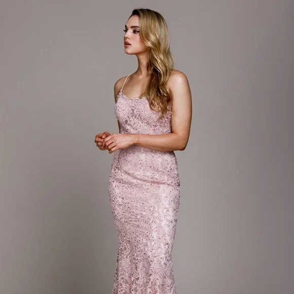 Scoop Neck Mermaid Shape Prom ACR015